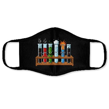 Discover Funny Science Test Tubes Face Masks