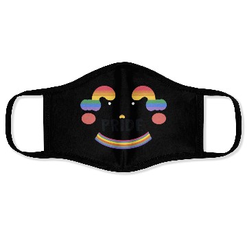 Discover Pride Vibes Only LGBTQIA+ Love & Support Men Women Face Masks