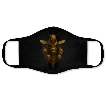 Discover Queen Bee - Gothic Insect Ruler Face Masks