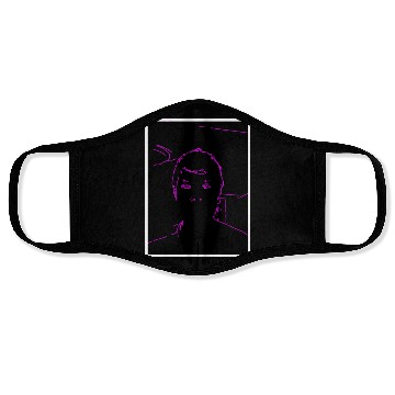 Discover FRD Carbo Ultra Purple Neon Face Masks