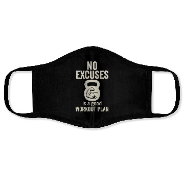 Discover NO EXCUSES – Warrior Mindset Face Masks
