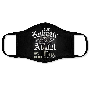 Discover robot angel Face Masks