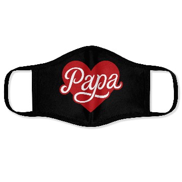 Discover Father's Day gift "papa" Face Masks