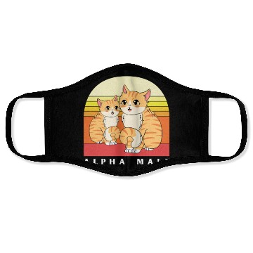 Discover Alpha Male Cat Alpha Animal Face Masks