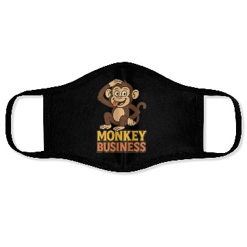Discover Monkey business Face Masks