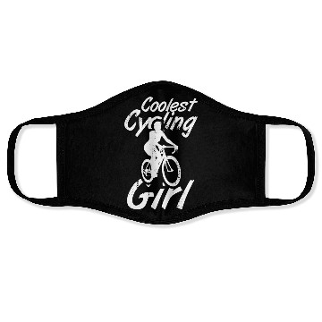 Discover Cycling Girl Face Masks