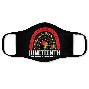 Discover Juneteenth Black Pride Face Masks