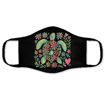 Discover Summer Vacation Sea Turtle Face Masks