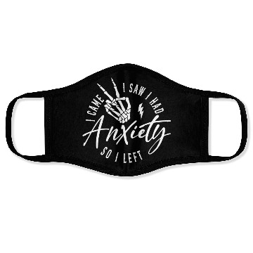 Discover Motivational Quotes Anxiety Face Masks