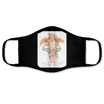 Discover Chef Cook Valentine SERVING UP LOVE Cupid Angel Face Masks