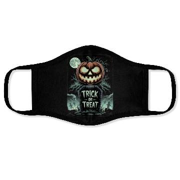 Discover Halloween Horror Scary Thriller Trick Or Treat Face Masks