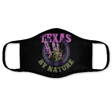 Discover Texas Wildflower Texas By Nature Face Masks