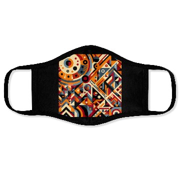 Discover Bold Geometric Abstract Face Masks