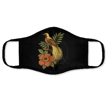 Discover Bird of Paradise Rafflesia Face Masks