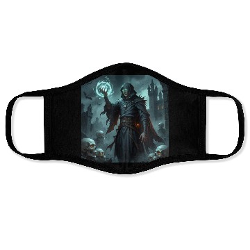 Discover Dark Wizard Summoning Spell Face Masks