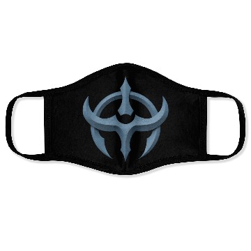 Discover Bold Grey Icon Wear Your Symbol Cool Graphic Face Masks