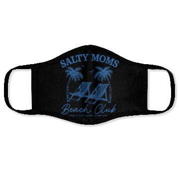 Discover Beach Vacation Salty Moms Beach Face Masks