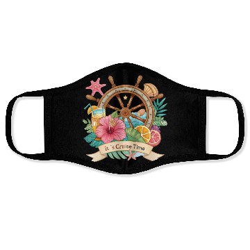 Discover It is Cruise Time Cruise Ship Face Masks