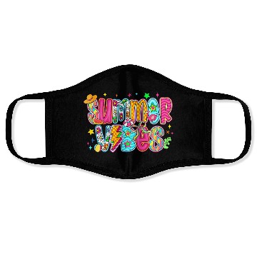 Discover Neon Summer Vibes Face Masks