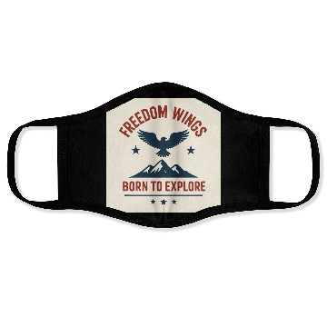 Discover “United & Free – American Spirit” Face Masks