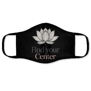 Discover Find Your Center Lotus Face Masks
