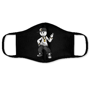 Discover hip hop rapper stickman Face Masks
