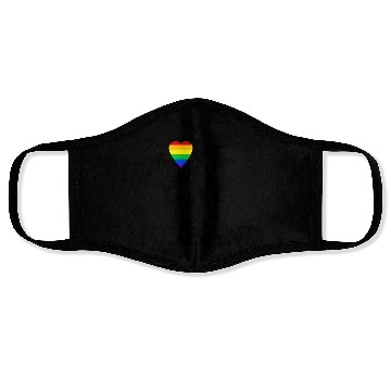Discover Rainbow Heart I Love My Gay Ex-Husband LGBTQ+ Ally Face Masks