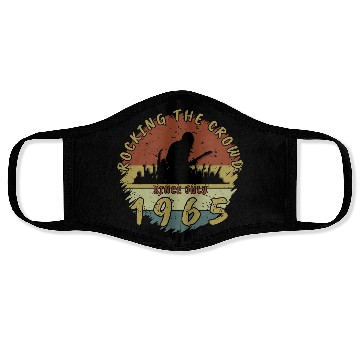 Discover 60th Birthday Rocking The Crowd GIT 07/1965 Face Masks