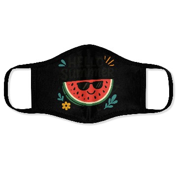 Discover Hello Summer Watermelon Fun Face Masks