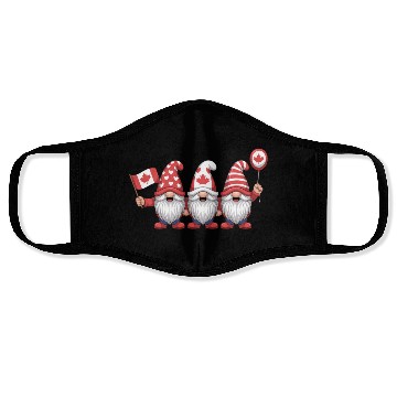 Discover Canada Gnomes with Flag Face Masks