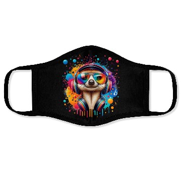 Discover Meerkish Beats Colorful Face Masks