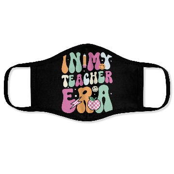 Discover In My Teacher Era, Teacher Appreciation Gift Face Masks