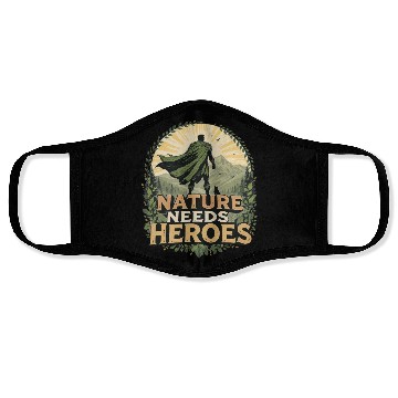 Discover Nature Needs Heroes Face Masks