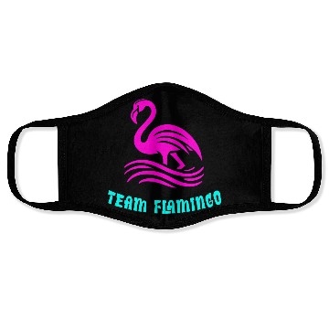 Discover Team Flamingo Face Masks