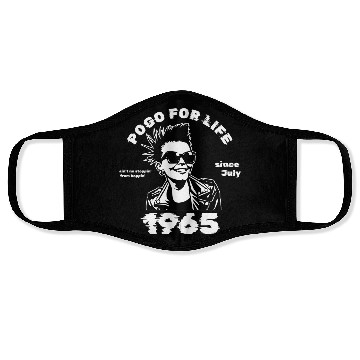 Discover 60th Birthday Pogo For Life Since 07/1965 Face Masks