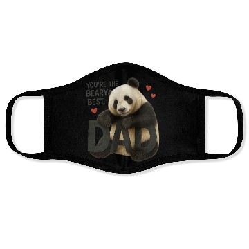 Discover You're the Beary Best Dad – Realistic Panda Father Face Masks