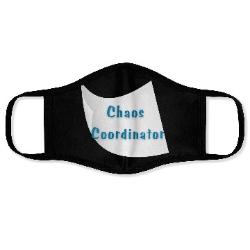Discover Chaos Coordinator – Funny Teacher Face Masks