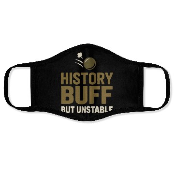 Discover Military Historian Battlefield Research War Face Masks