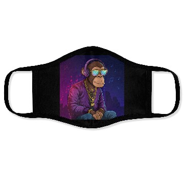Discover Chill Vibes Gorilla Art Face Masks