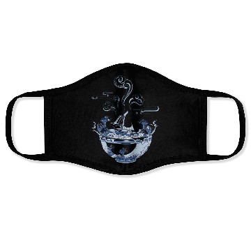 Discover Storm in a Teacup - Nautical Art Face Masks