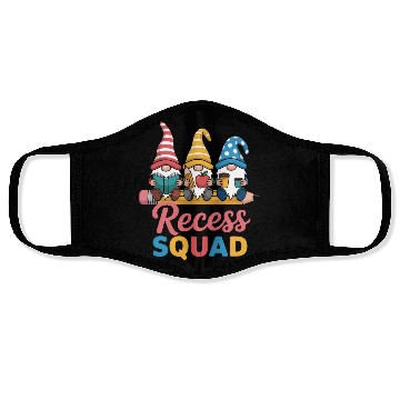 Discover Recess Squad Teacher Para Playground Student Face Masks