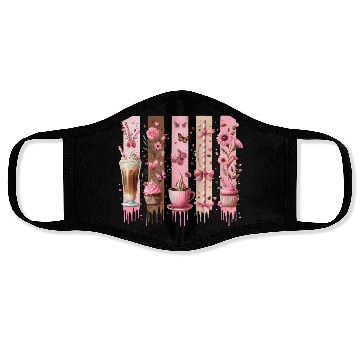 Discover Coquette Coffee Lover Face Masks