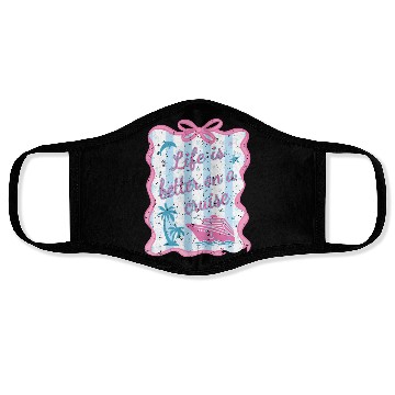 Discover Coquette Cruise Life Summer Girly Cruise Face Masks
