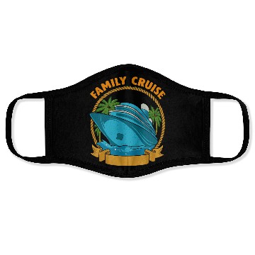 Discover Family Cruise Ship Palm Trees Rope Face Masks