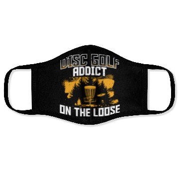 Discover Disc Golf Ultimate Frisbee Face Masks