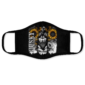 Discover Husky Mama Face Masks