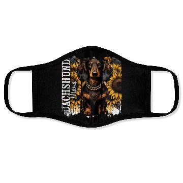 Discover Dachshund Mama Face Masks