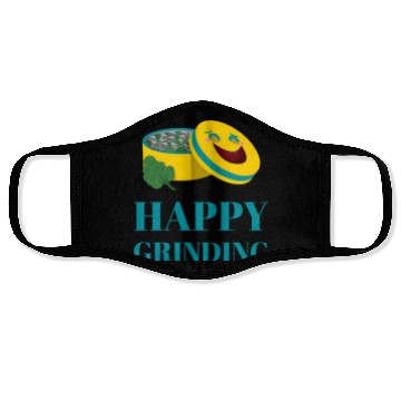 Discover Cheerful Smiling Pills and Broccoli Design Face Masks