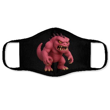Discover Red Power Monster Face Masks