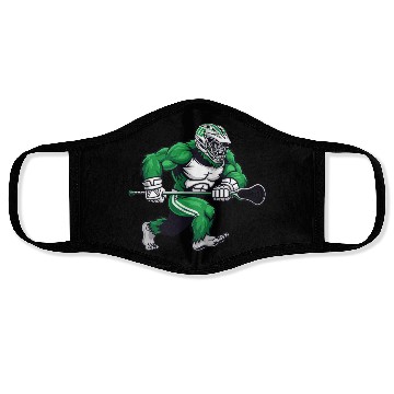 Discover Green Bigfoot Lacrosse Face Masks